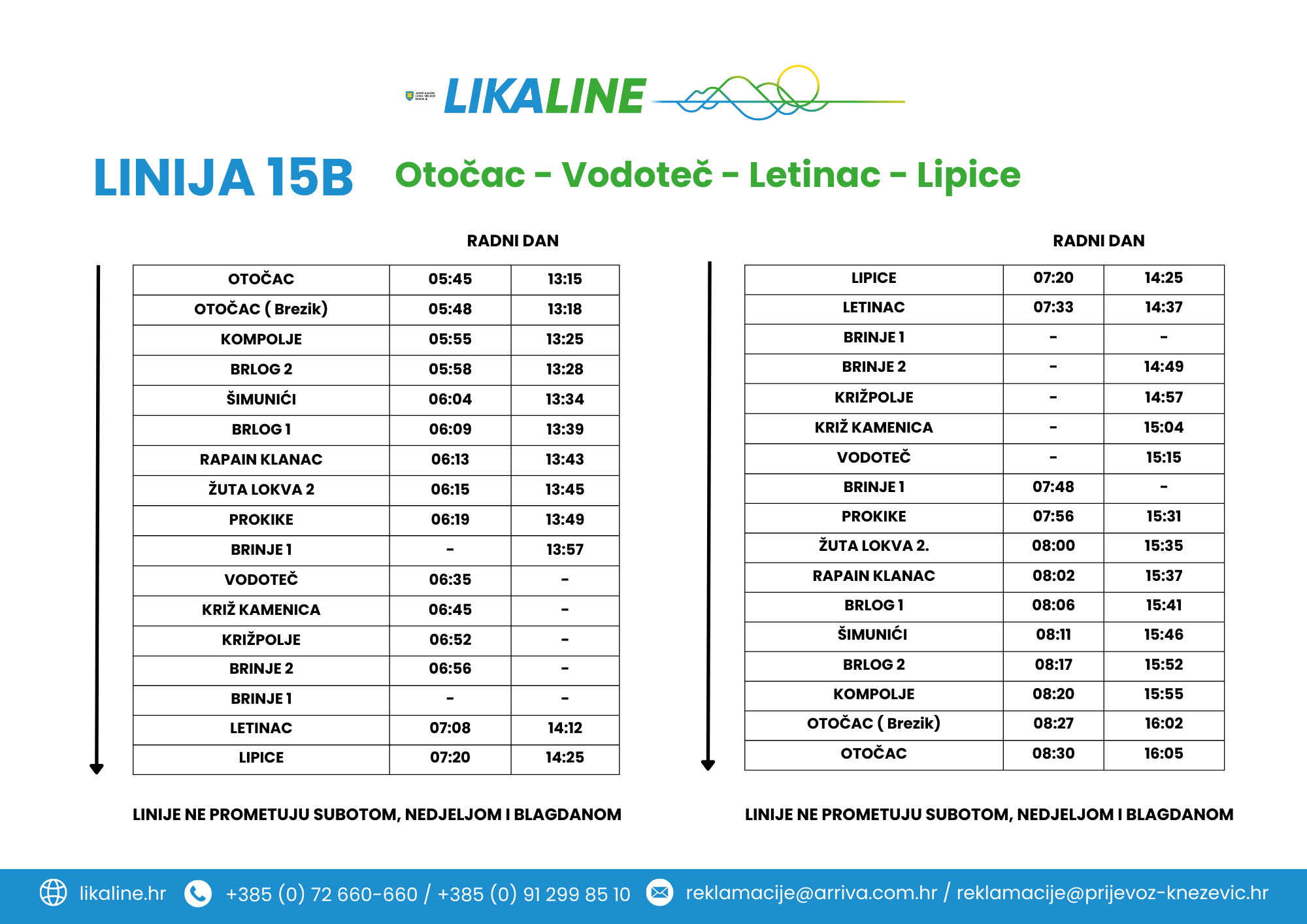 Otočac-Vodoteč-Letinac-Lipice