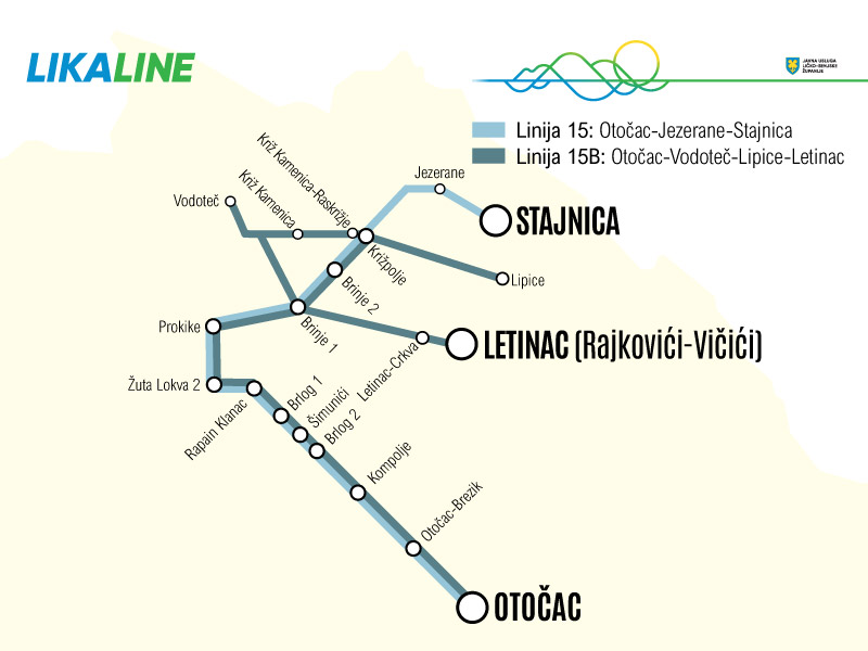 Otočac-Jezerane-Stajnica